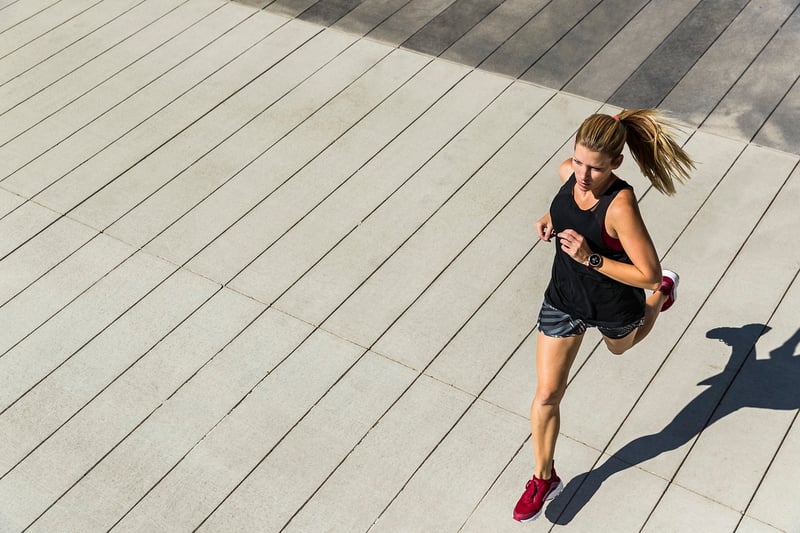 Woman jogging